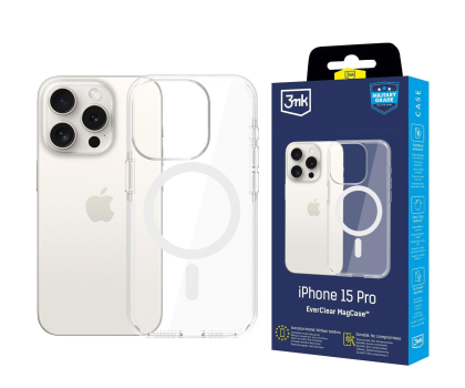 Etui do telefonów 3MK EverClear MagCase do iPhone 15 Pro 5903108657167